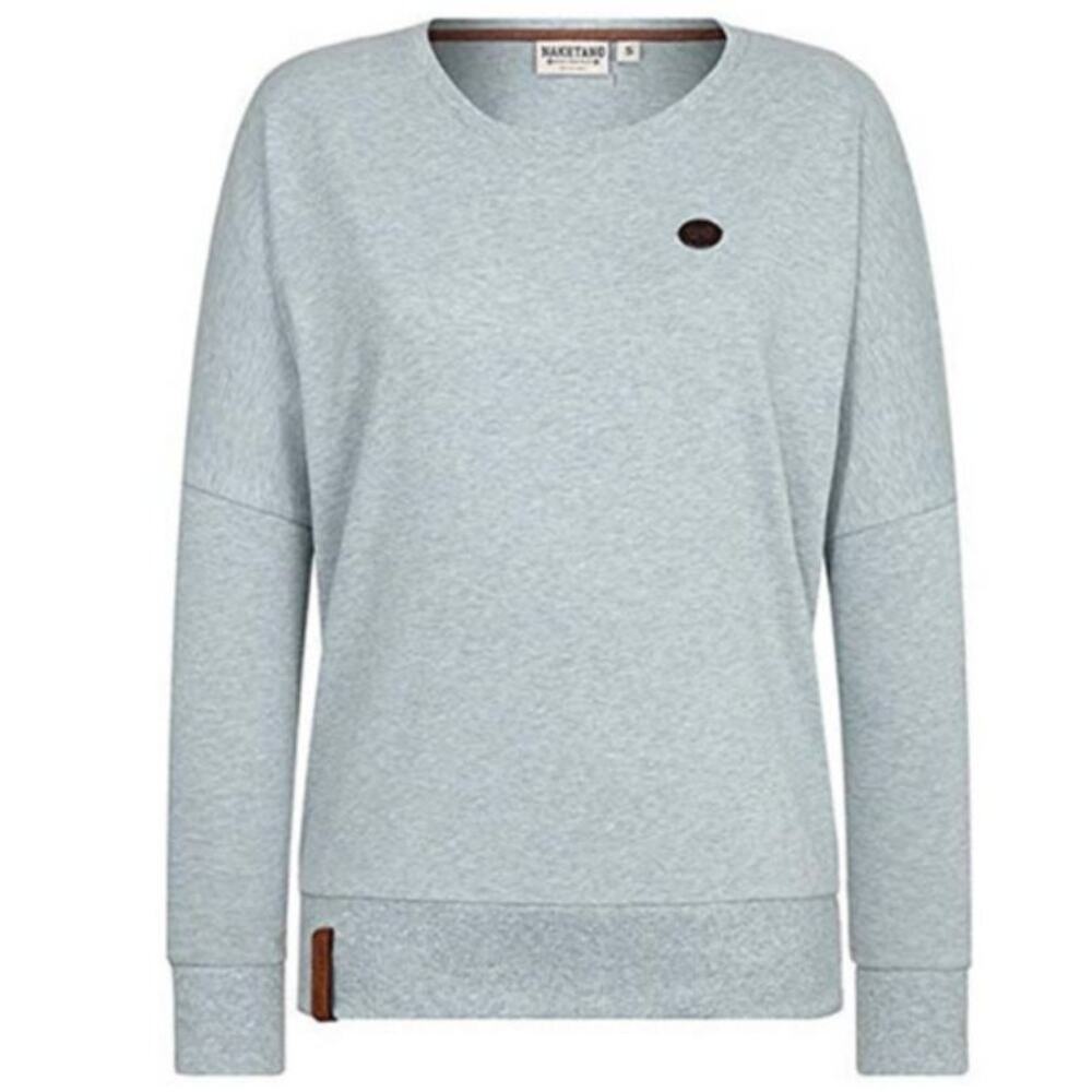 Naketano Analbella Brave New World Mint Green Pullover Sweatshirt Sz L